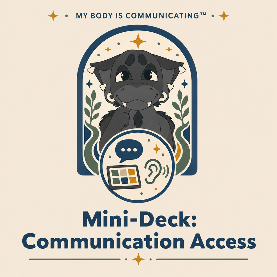 Cover of My Body Is Communicating™ — Mini-Deck: Communication Access