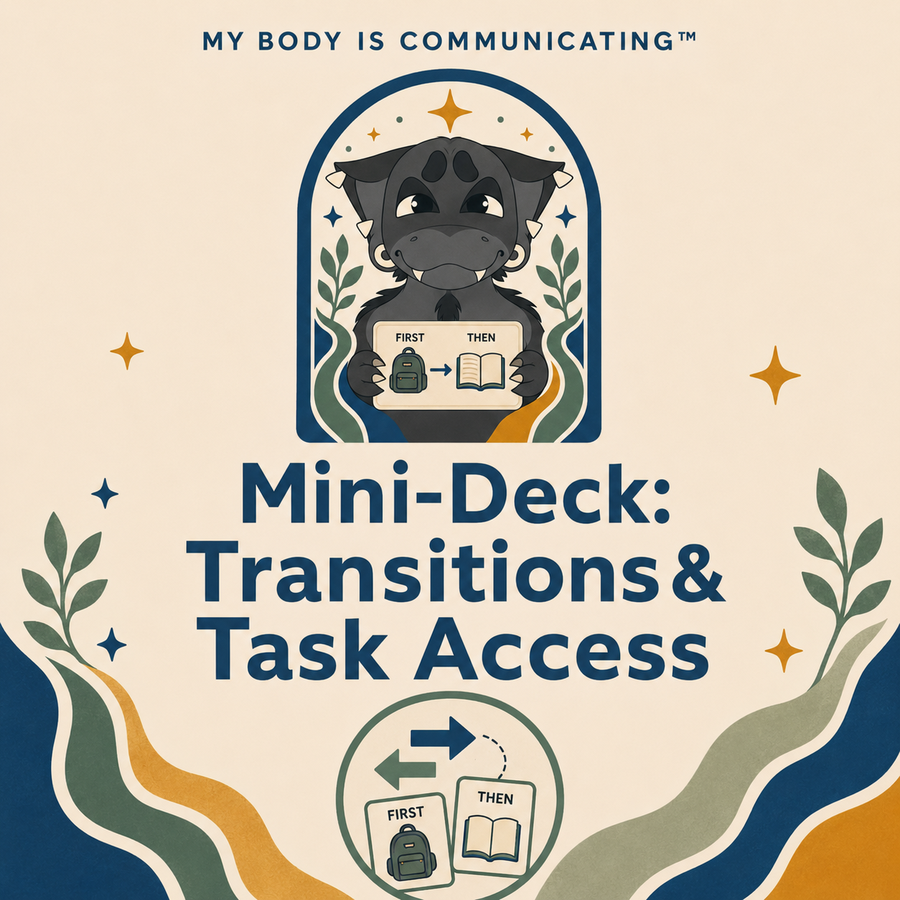Cover of My Body Is Communicating™ — Mini-Deck: Transitions & Task Access