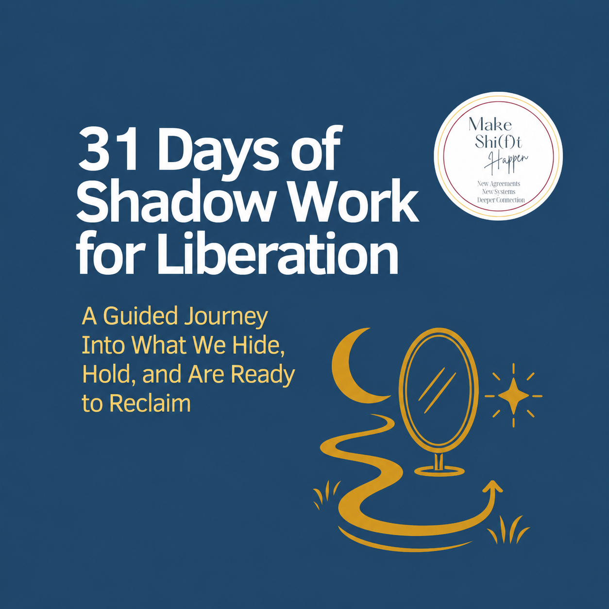 Cover of 31 Days of Shadow Work for Liberation